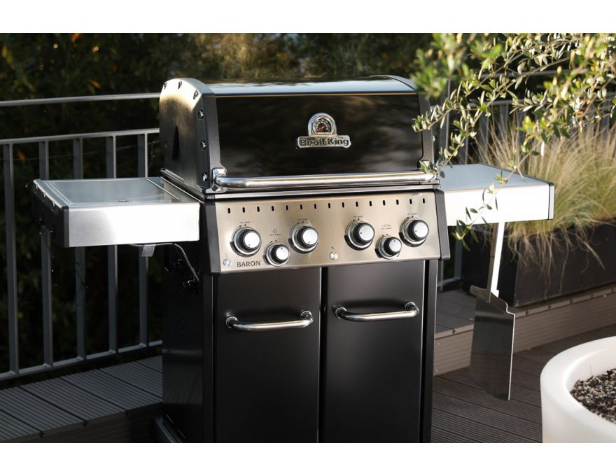 Grill gazowy Baron 490 IR z rożnem - 5